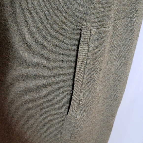 Eileen Fisher Open-Front Hooded Lightweight Cardigan with Pockets - Size PL - Picture 8 of 13